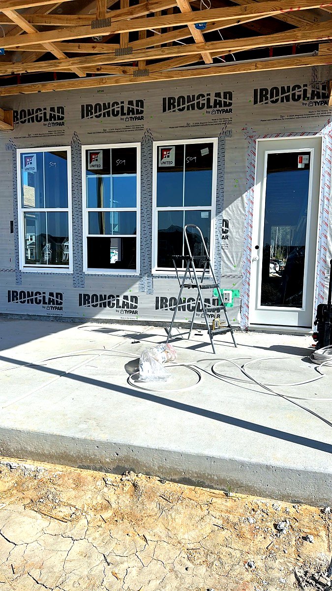 Window and door frame weather-proofing installation in progress in Goose Creek, SC